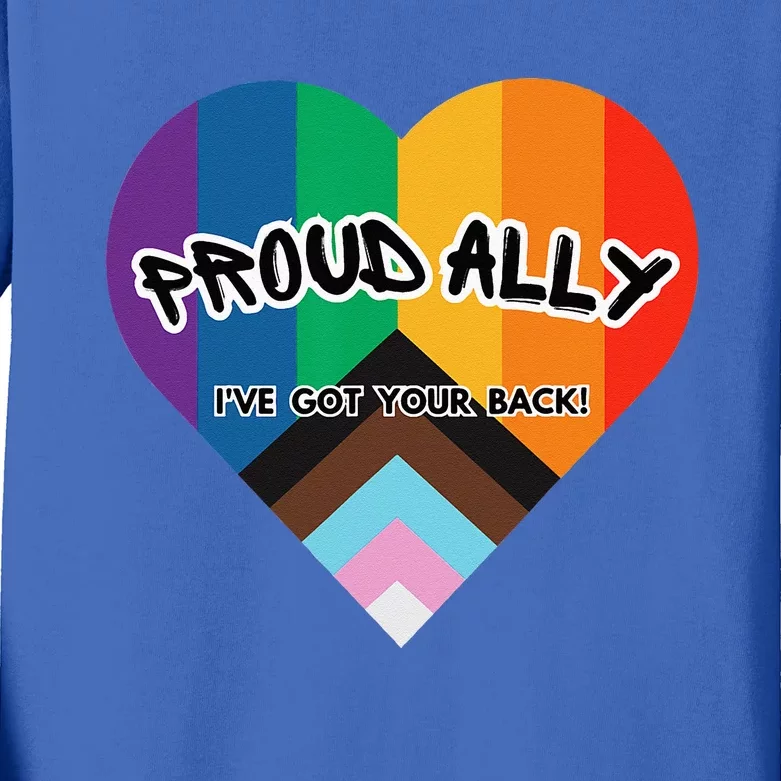 Proud Ally Kids Long Sleeve Shirt