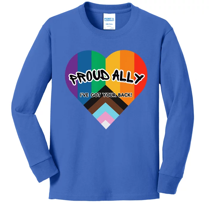 Proud Ally Kids Long Sleeve Shirt