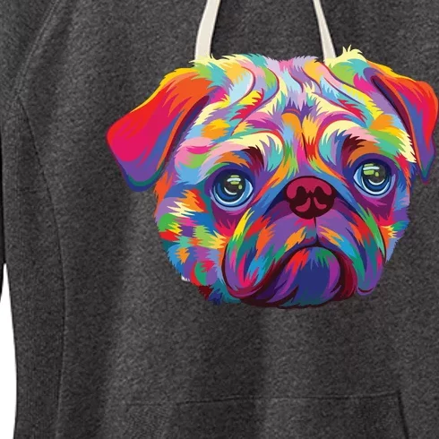 Pug Artwork Pug Lover Pug Owner Pug Art Pug Women's Fleece Hoodie