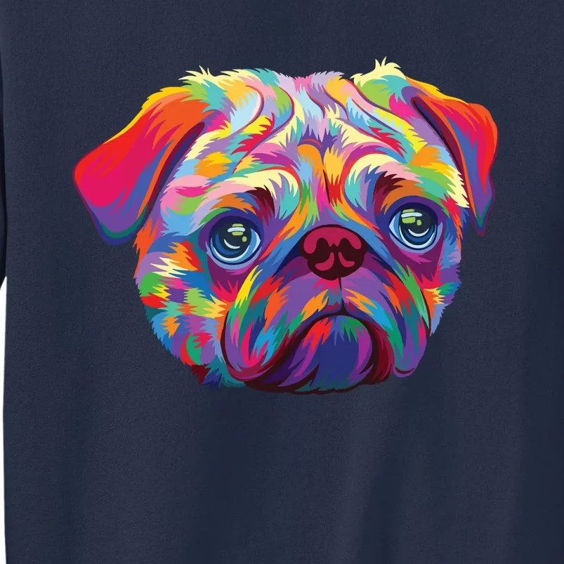 Pug Artwork Pug Lover Pug Owner Pug Art Pug Sweatshirt