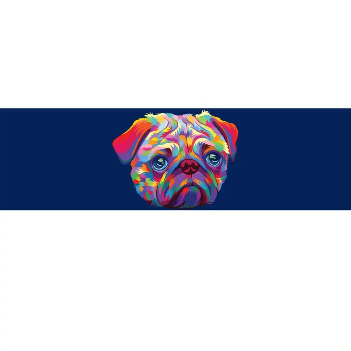 Pug Artwork Pug Lover Pug Owner Pug Art Pug Bumper Sticker