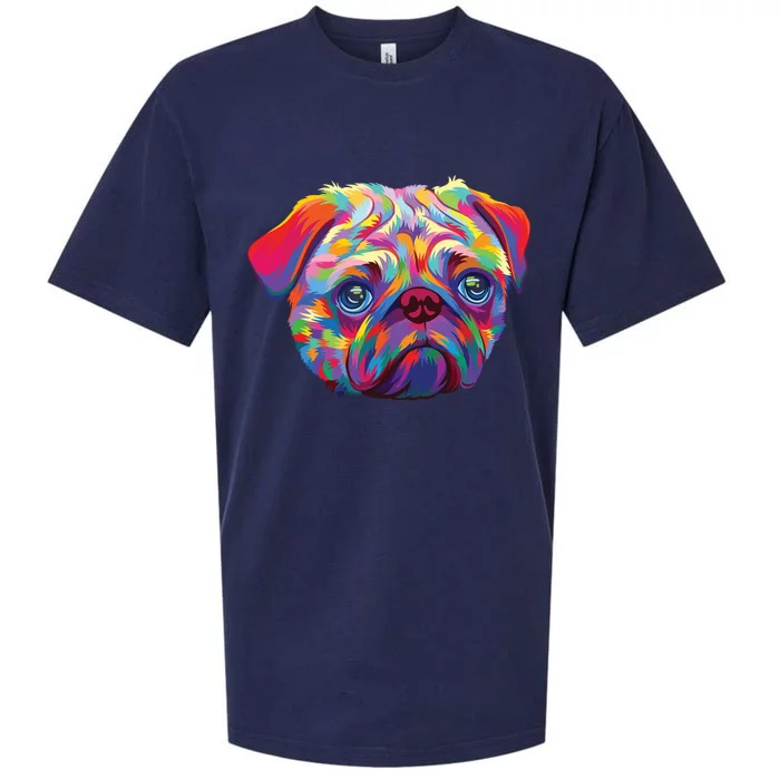 Pug Artwork Pug Lover Pug Owner Pug Art Pug Sueded Cloud Jersey T-Shirt