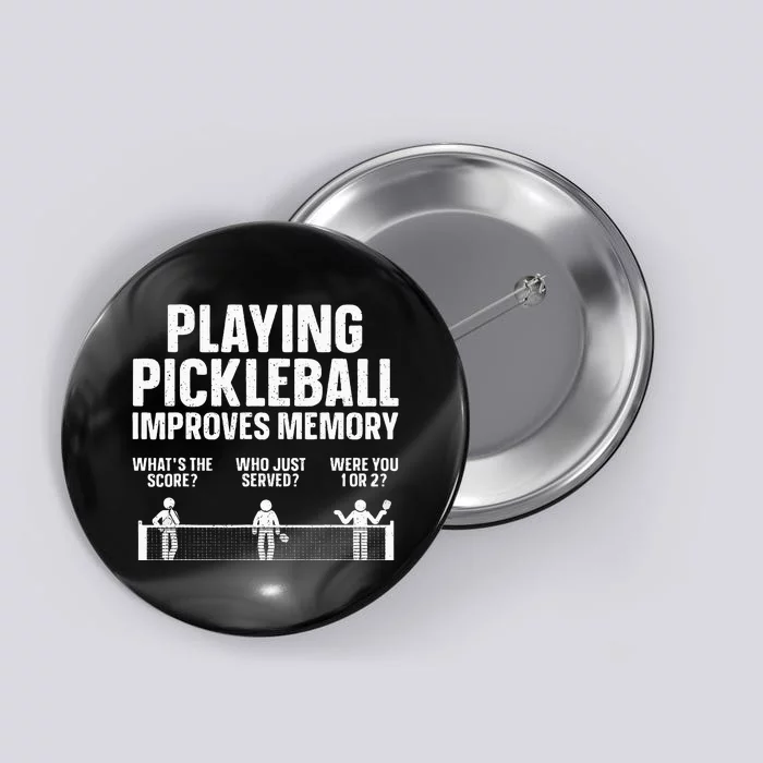 Pickleball Art Paddle Sport Pickleball Lover Button