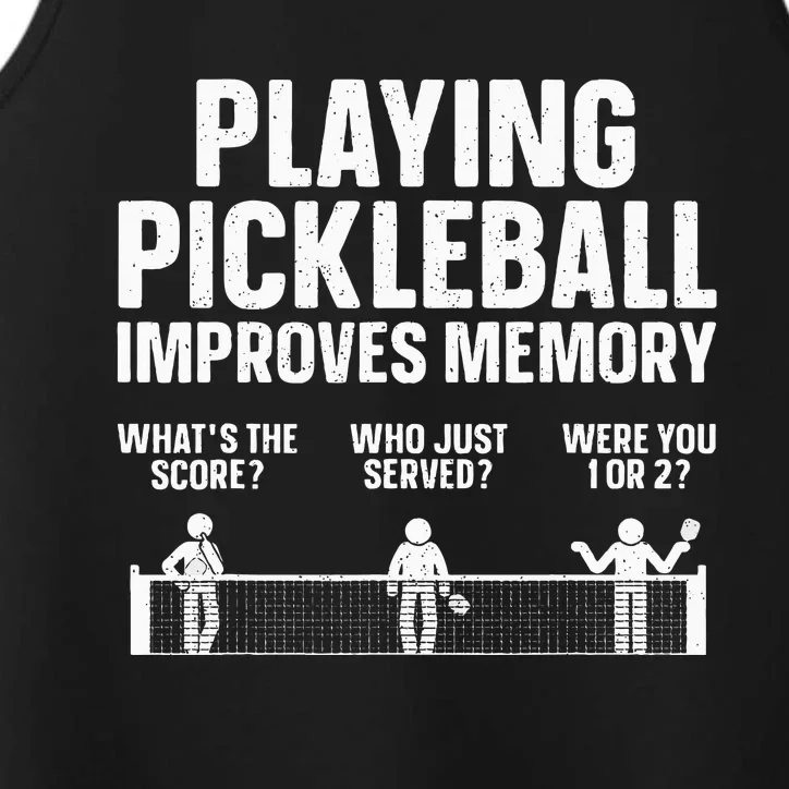 Pickleball Art Paddle Sport Pickleball Lover Performance Tank