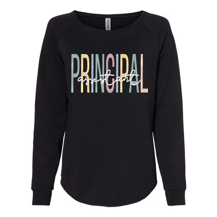 Proud Assistant Principal Boho Assistant Principals Gift Womens California Wash Sweatshirt