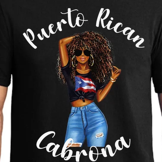 Pretty Afro Puerto Rican Cabrona African Puerto Rico Diva Pajama Set