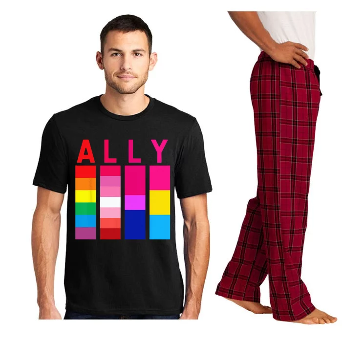 Proud Ally Pride Rainbow LGBT Ally Pajama Set