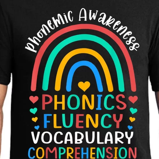 Phonemic Awareness Phonics Fluency Vocabulary Comprehension Pajama Set