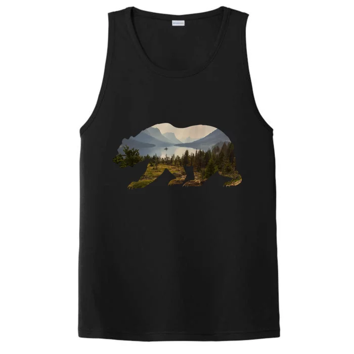 Preserve And Protect Vintage National Park Bear Wildlife Meaningful Gift Performance Tank