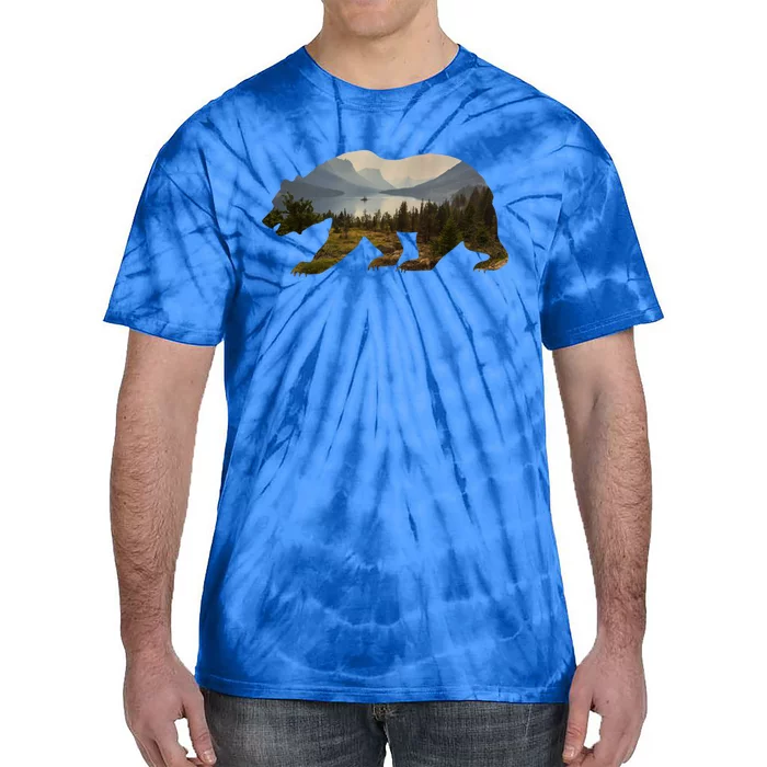 Preserve And Protect Vintage National Park Bear Wildlife Meaningful Gift Tie-Dye T-Shirt