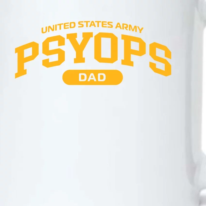 Proud Army Psyops Dad Meaningful Gift Black Color Changing Mug