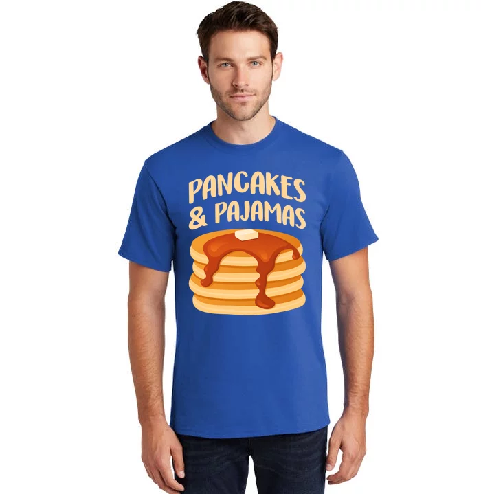 Pancakes And Pajamas Sleepover Sleeping Pancake Day Gift Tall T-Shirt