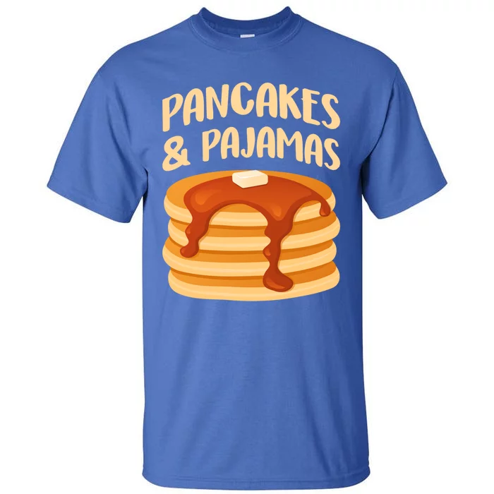 Pancakes And Pajamas Sleepover Sleeping Pancake Day Gift Tall T-Shirt