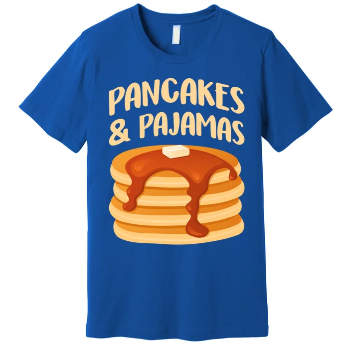 Pancakes And Pajamas Sleepover Sleeping Pancake Day Gift Premium T-Shirt