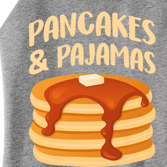 Pancakes And Pajamas Sleepover Sleeping Pancake Day Gift Women’s Perfect Tri Rocker Tank