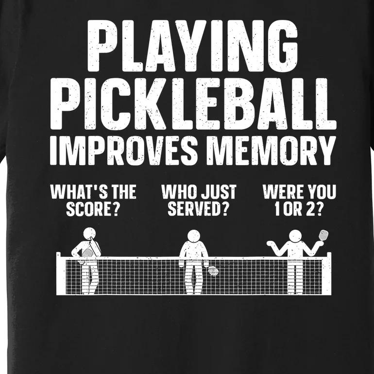 Pickleball Art Paddle Sport Pickleball Lover Premium T-Shirt