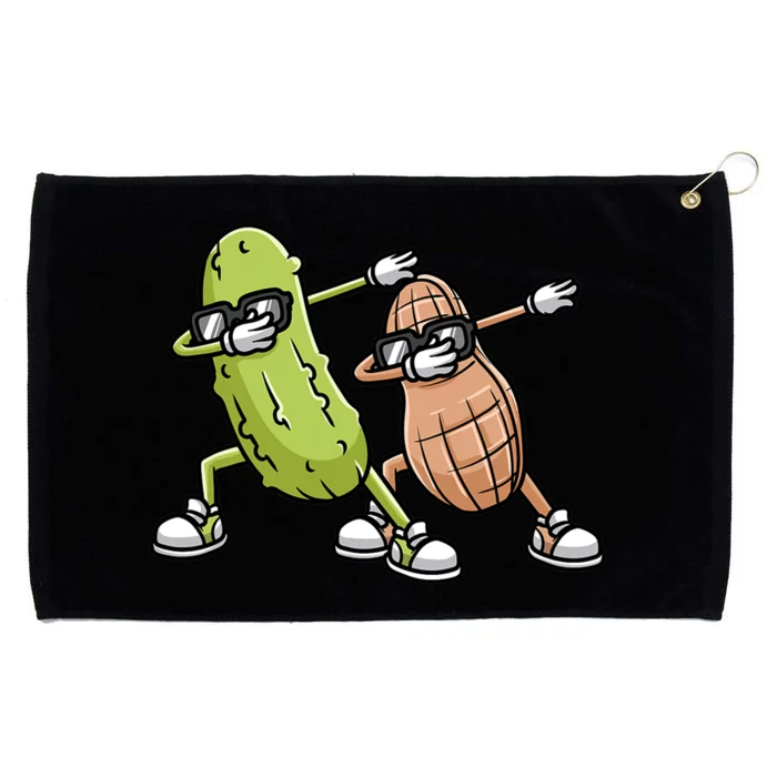 Peanut And Pickle Dabbing Peanut Butter Lover Grommeted Golf Towel