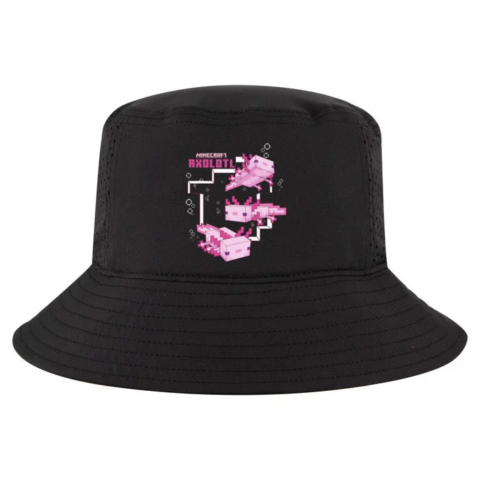 Pink Axolotl Pond Cool Comfort Performance Bucket Hat