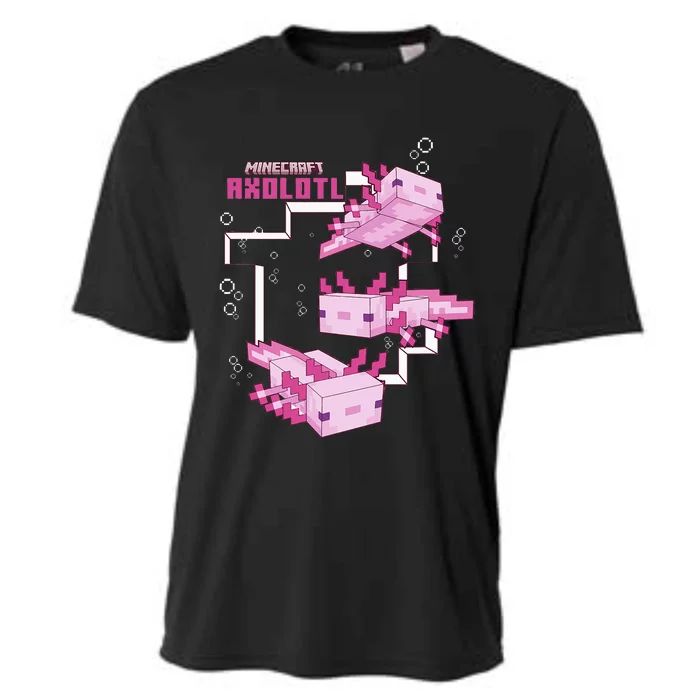 Pink Axolotl Pond Cooling Performance Crew T-Shirt