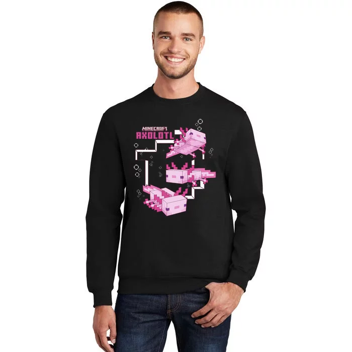 Pink Axolotl Pond Sweatshirt