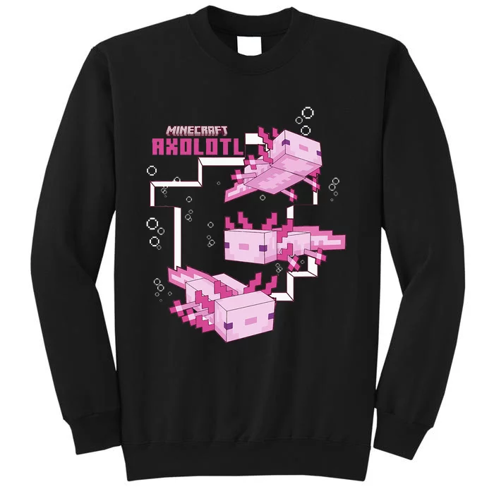 Pink Axolotl Pond Sweatshirt