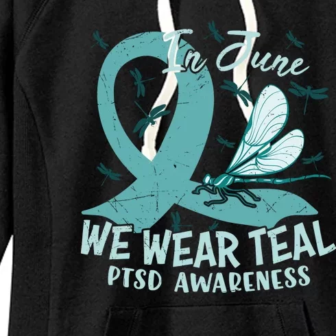 PTSD Awareness Posttraumatic Stress Disorder Women's Fleece Hoodie