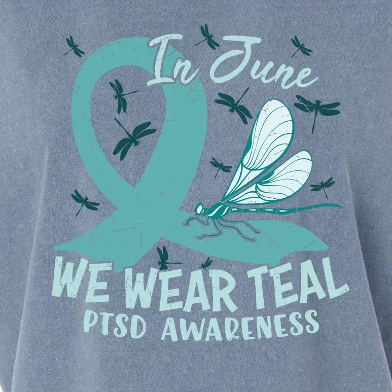 PTSD Awareness Posttraumatic Stress Disorder Garment-Dyed Women's Muscle Tee