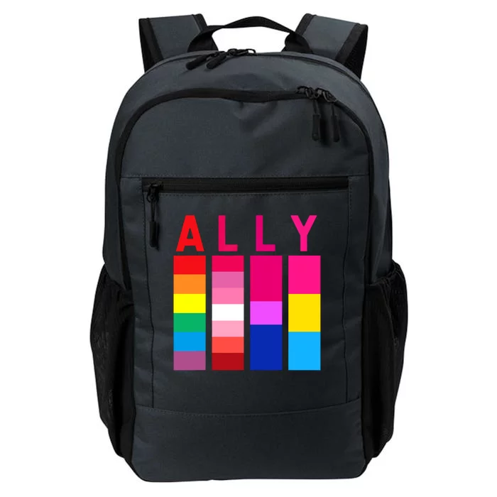 Proud Ally Pride Rainbow LGBT Ally Daily Commute Backpack