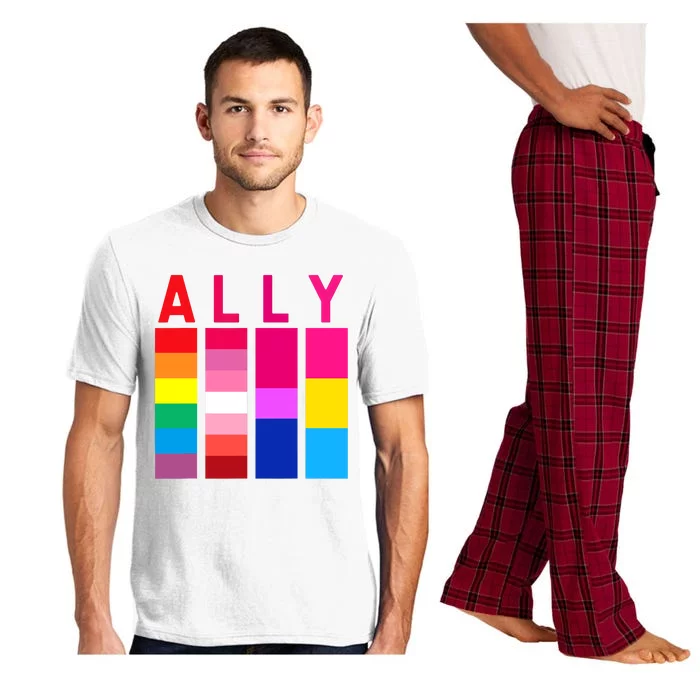 Proud Ally Pride Rainbow LGBT Ally Pajama Set