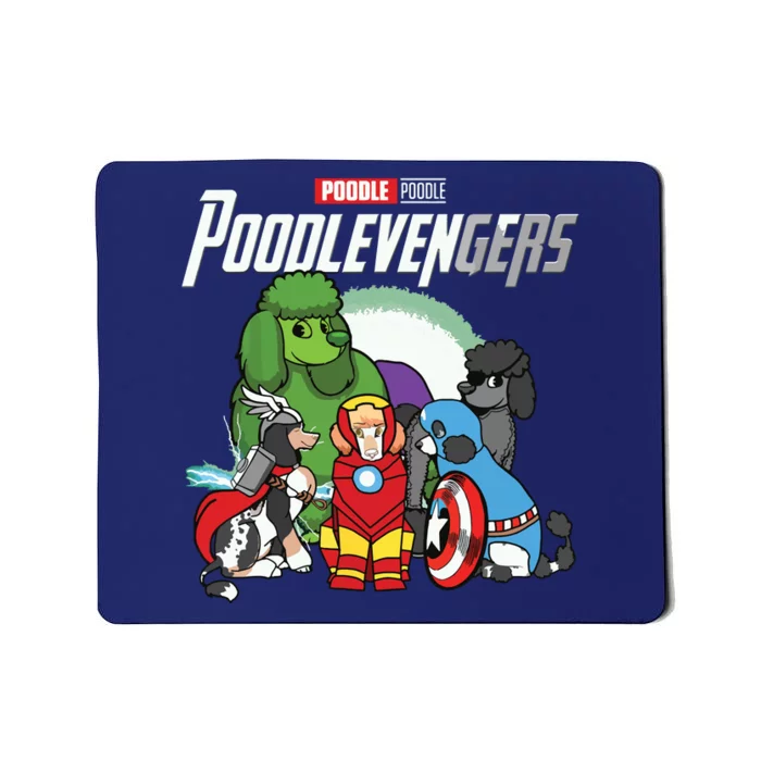 POODLEVENGER Assemble Poodle Super Dog Poodle Dog Lover Mousepad