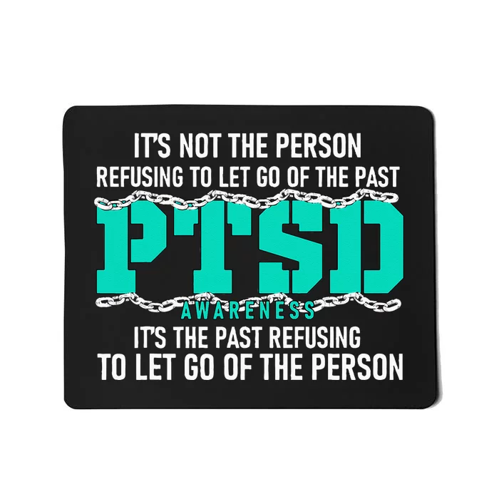 Ptsd Awareness Ptsd Awareness Teal Ribbon Mousepad