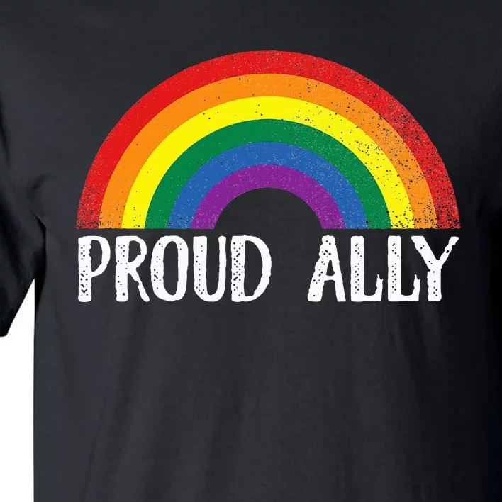 Proud Ally Pride Rainbow Queer Lesbian Gay Csd Party Lgbtq Tall T-Shirt