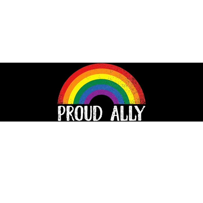 Proud Ally Pride Rainbow Queer Lesbian Gay Csd Party Lgbtq Bumper Sticker