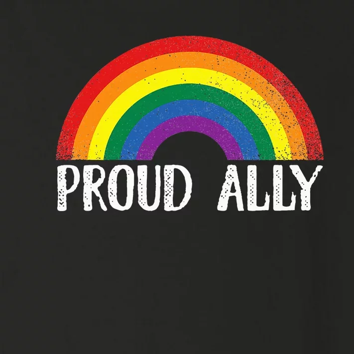 Proud Ally Pride Rainbow Queer Lesbian Gay Csd Party Lgbtq Toddler Long Sleeve Shirt