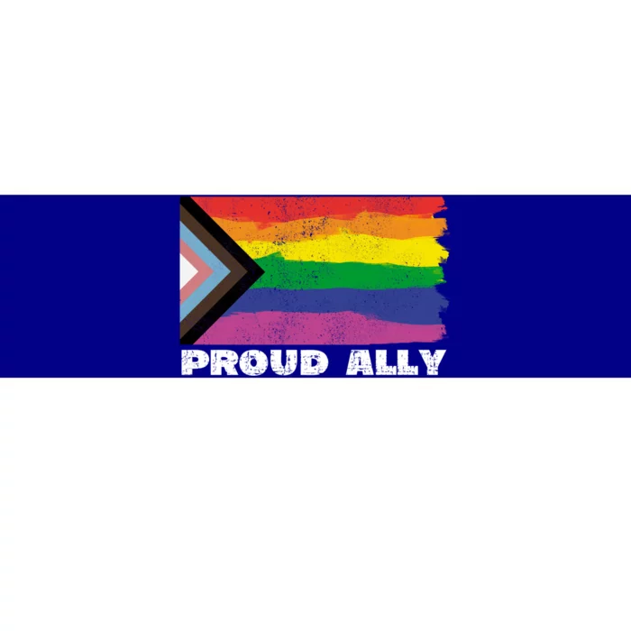 Proud Ally Pride Month Lgtbq Black Pride Flag Great Gift Bumper Sticker