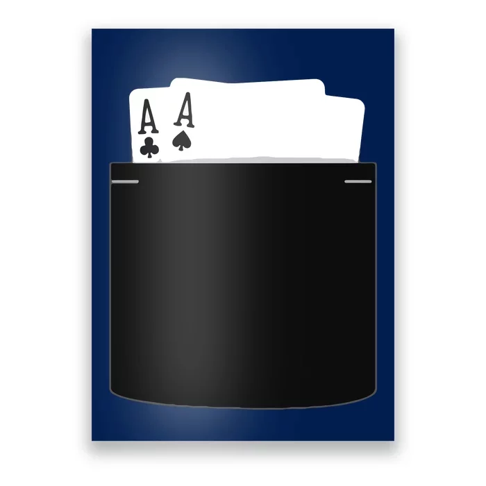 Pocket Aces Poker (Spades & Clubs) Poster