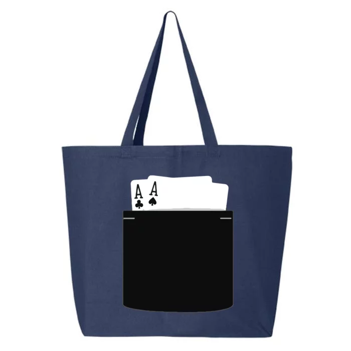 Pocket Aces Poker (Spades & Clubs) 25L Jumbo Tote