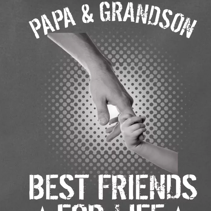 Papa And Grandson Best Friends For Life Zip Tote Bag