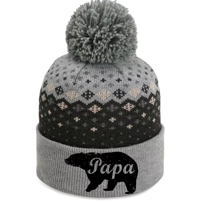 Papa Bear The Baniff Cuffed Pom Beanie