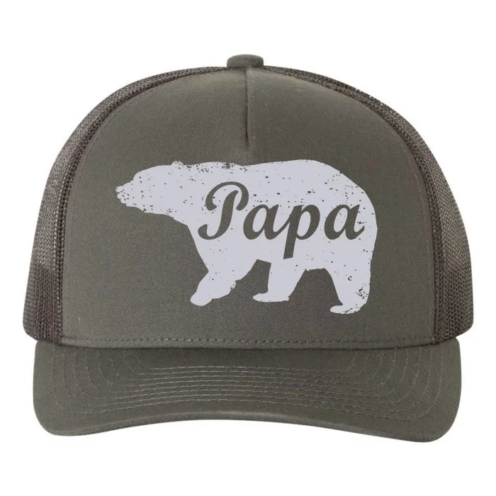 Papa Bear Yupoong Adult 5-Panel Trucker Hat