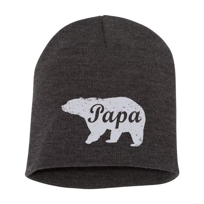 Papa Bear Short Acrylic Beanie