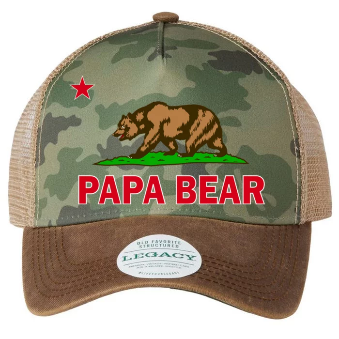 Papa Bear California Republic Legacy Tie Dye Trucker Hat