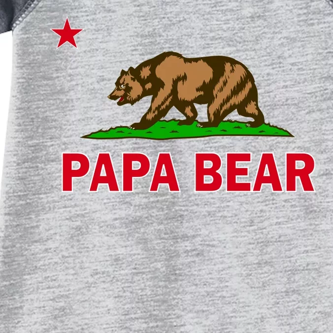 Papa Bear California Republic Infant Baby Jersey Bodysuit