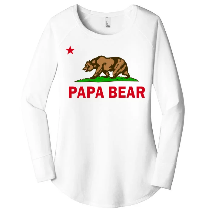 Papa Bear California Republic Women's Perfect Tri Tunic Long Sleeve Shirt