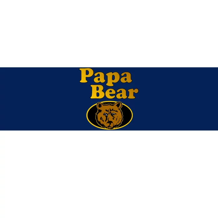 Papa Bear Fathers Dad Bumper Sticker