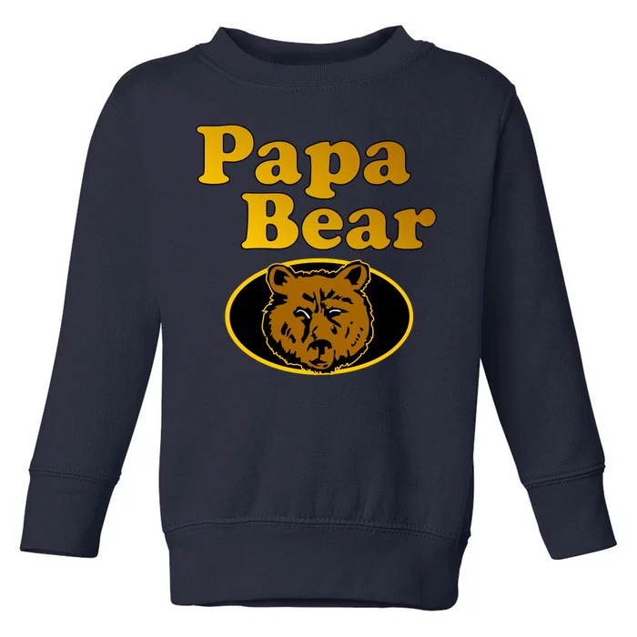 Papa Bear Fathers Dad Toddler Sweatshirt