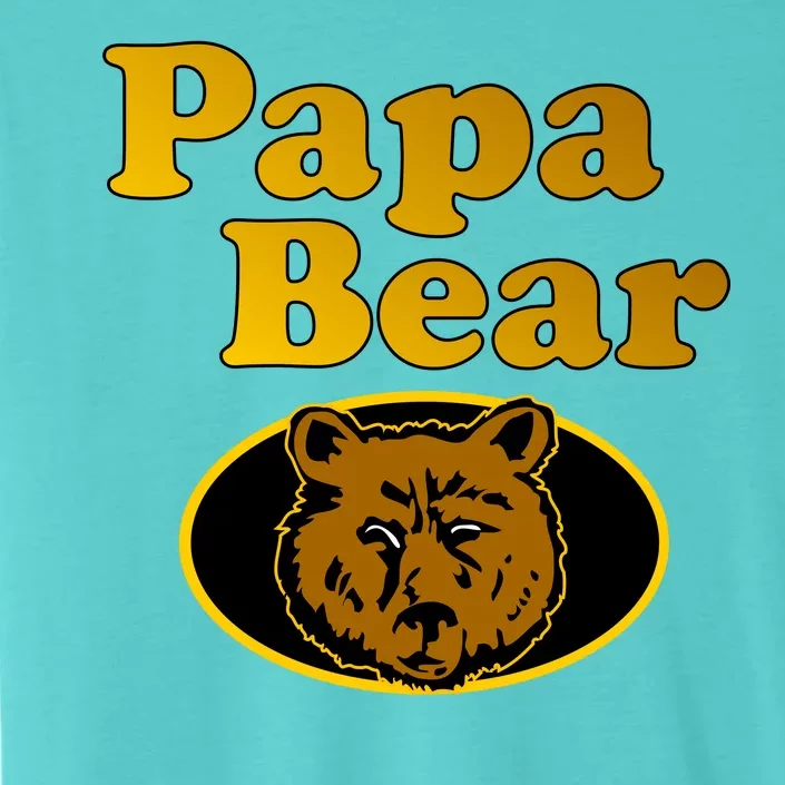 Papa Bear Fathers Dad ChromaSoft Performance T-Shirt