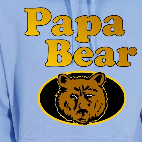 Papa Bear Fathers Dad Unisex Surf Hoodie