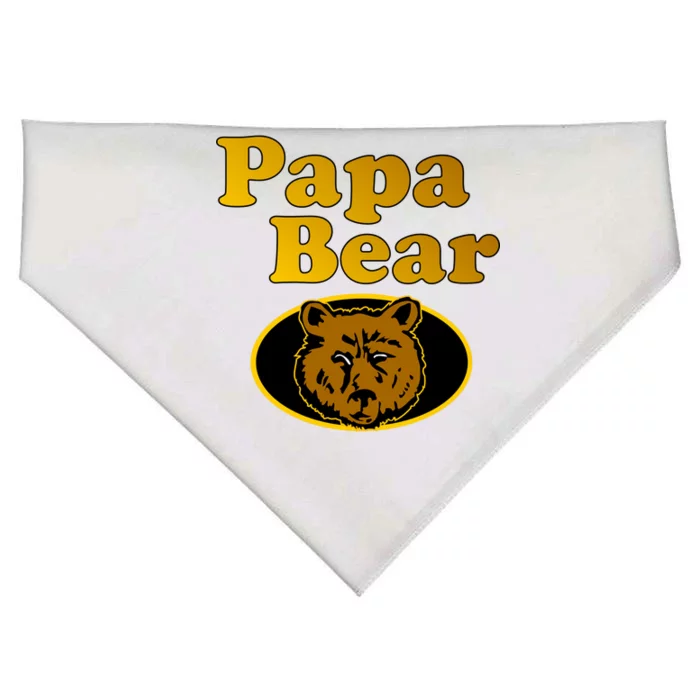 Papa Bear Fathers Dad USA-Made Doggie Bandana