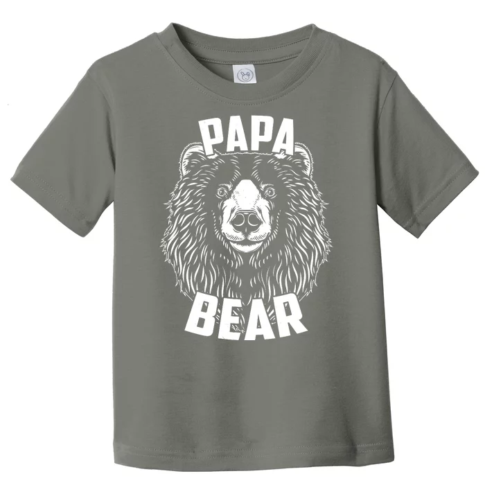 Papa Bear Father's Day Toddler T-Shirt